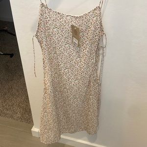 Cutout floral Pitaya dress